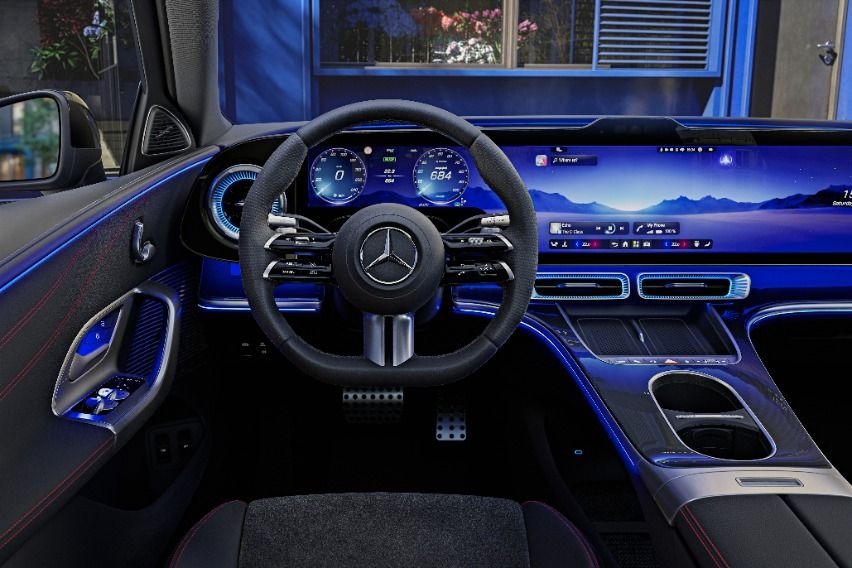 Interior Mercedes-Benz All-New C-Class Electric. 