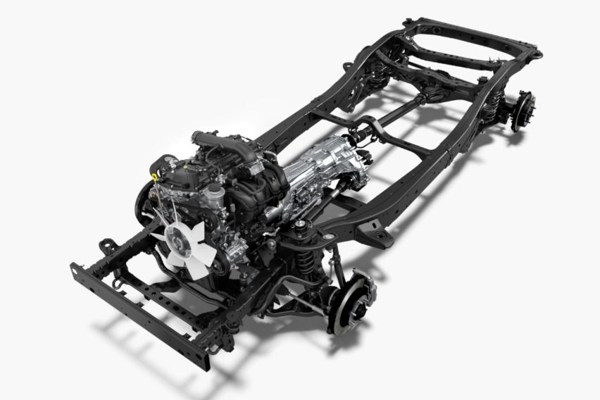 Sasis ladder frame Toyota Land Cruiser FJ. 