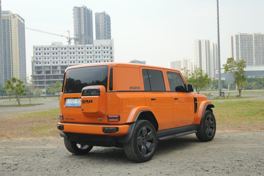 Eksterior belakang iCAR V23. 