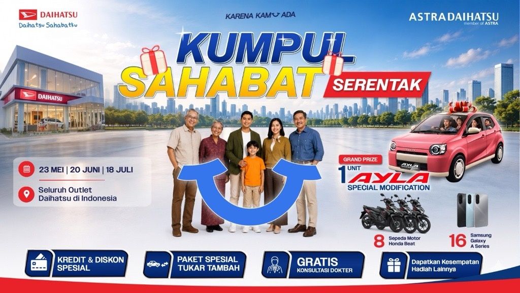 Flyer Daihatsu Kumpul Sahabat Serentak. 