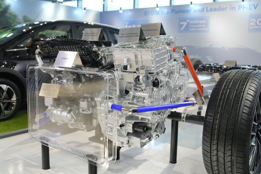 Teknologi DM-i BYD M6. 