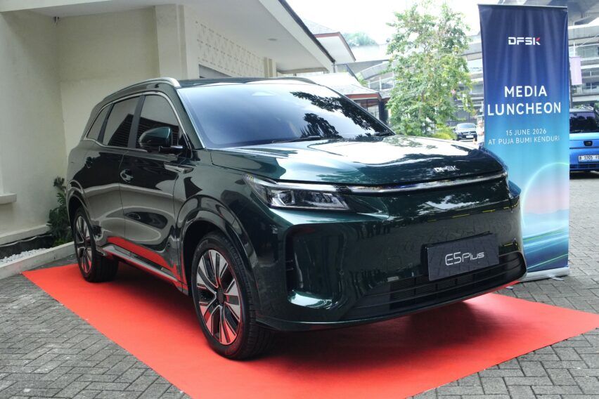 Eksterior depan DFSK E5 Plus.
