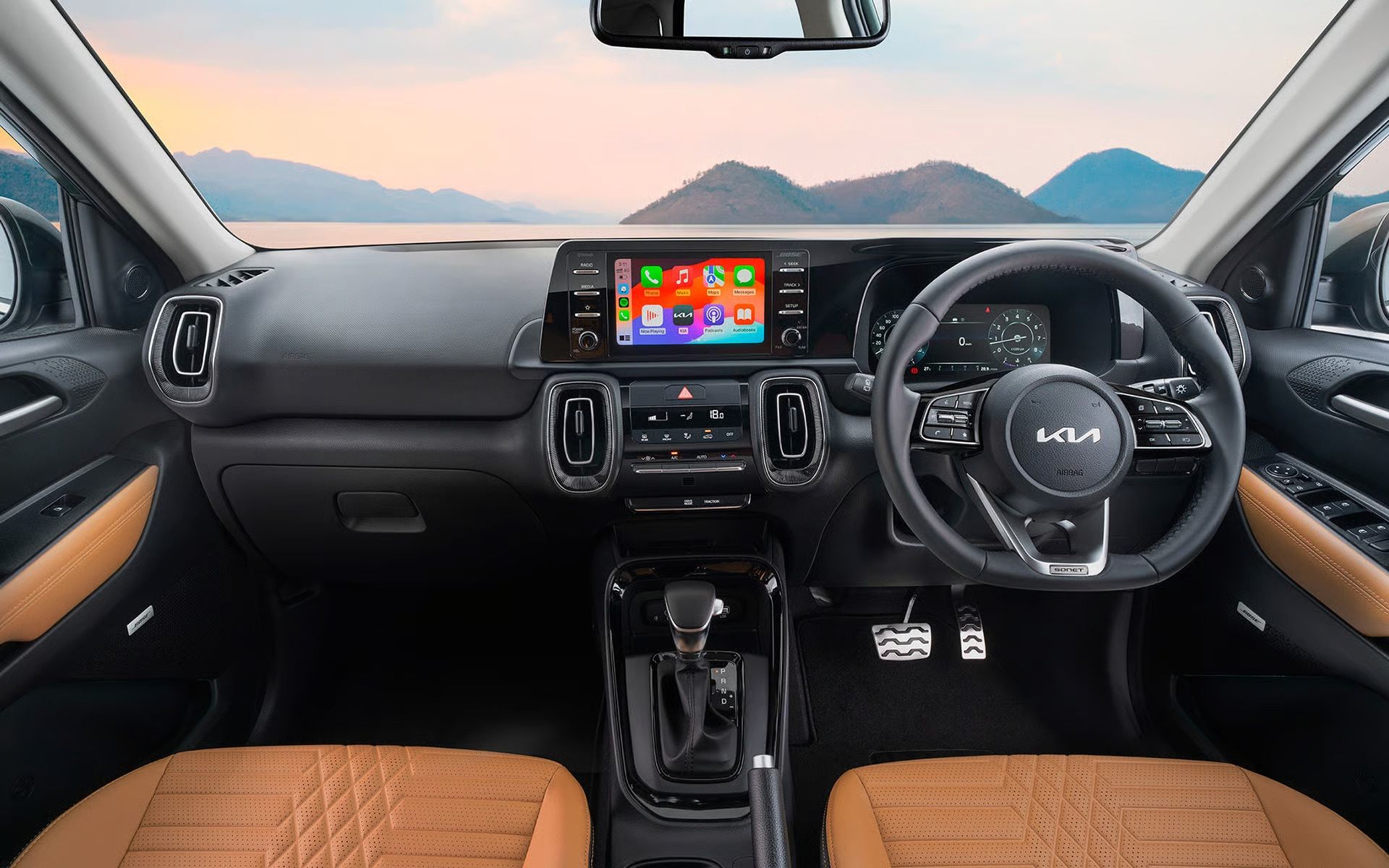 Interior depan Kia Sonet 2026