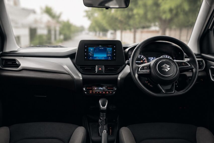 Interior depan Suzuki Fronx GL AT