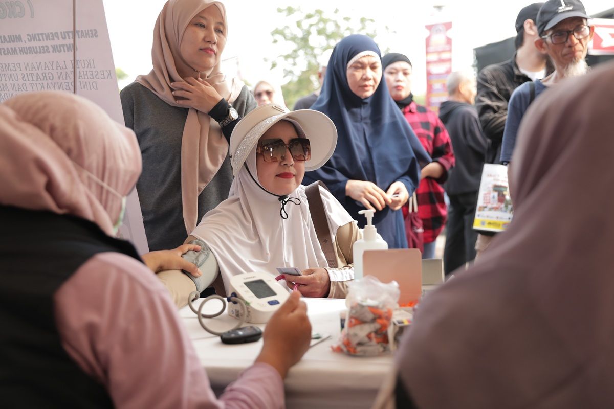 Kegiatan CSR pemeriksaan kesehatan di DKS Depok 2026