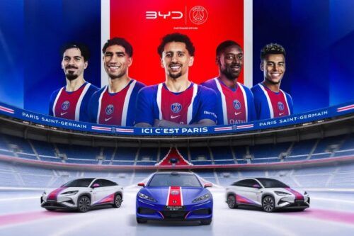 BYD Perkuat Kehadiran Di Eropa, Jadi Sponsor Manchester City dan PSG