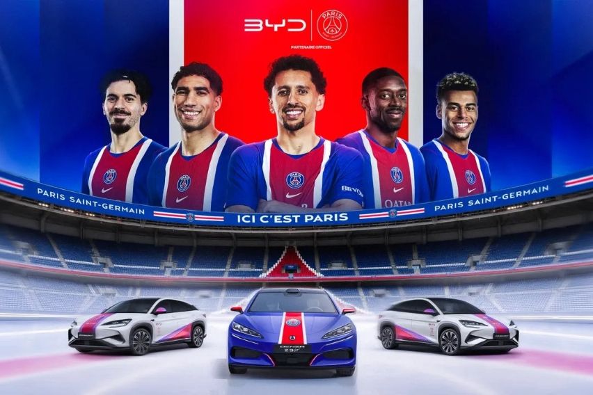 BYD x Paris Saint-Germain.