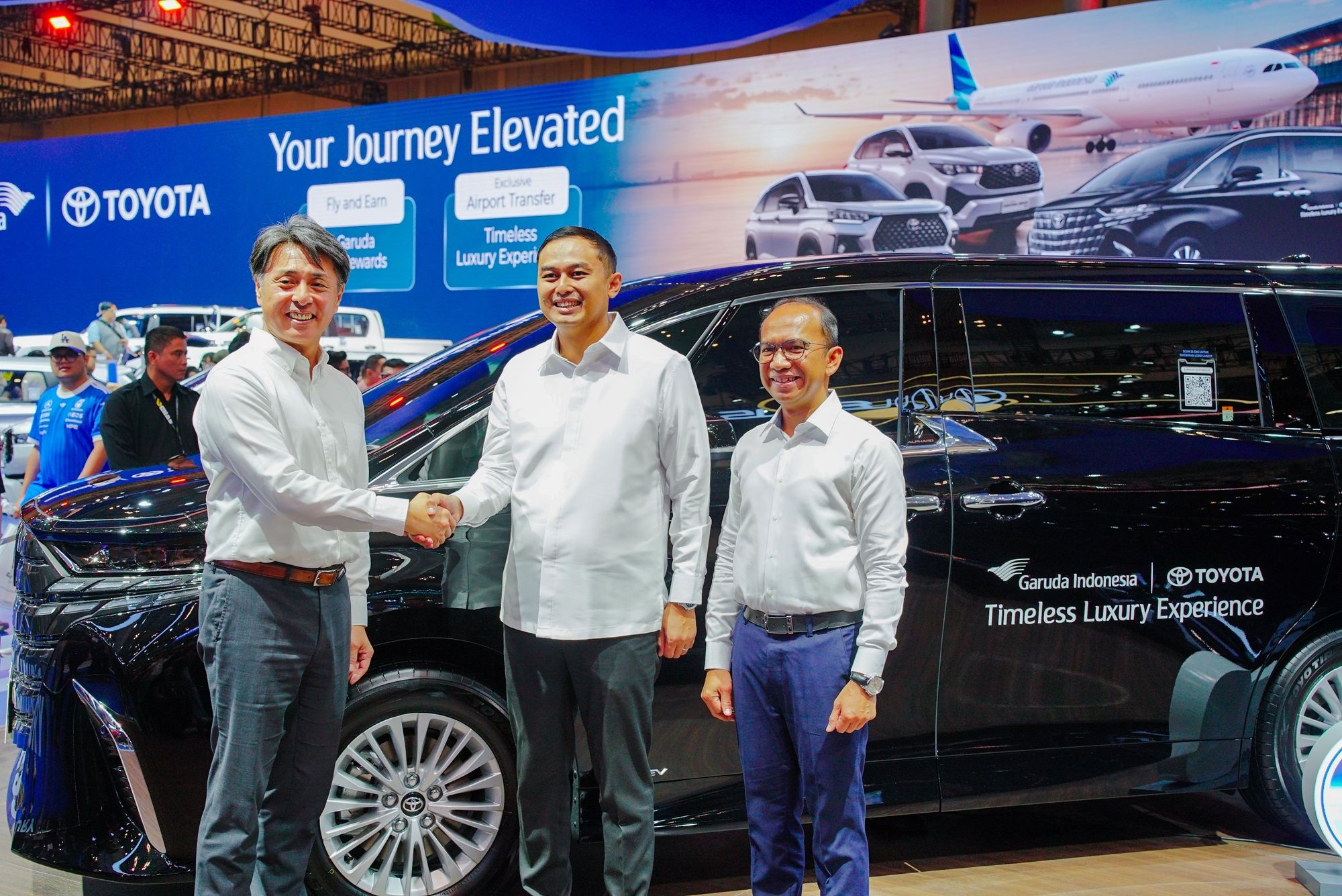 Kolaborasi Toyota dengan Garuda Indonesia di GIIAS 2025. 