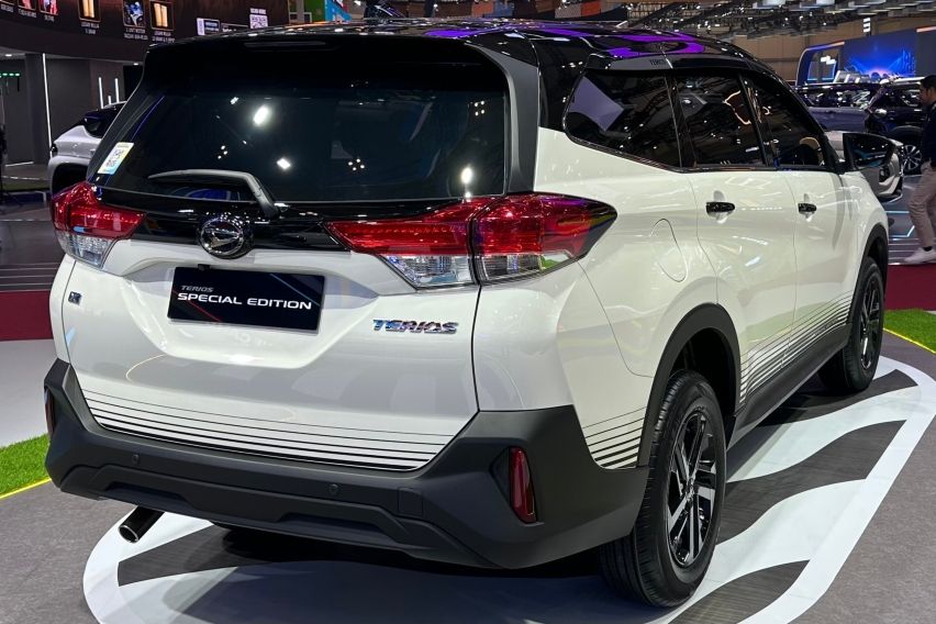Tampak Belakang Terios Special Edition giias 2026