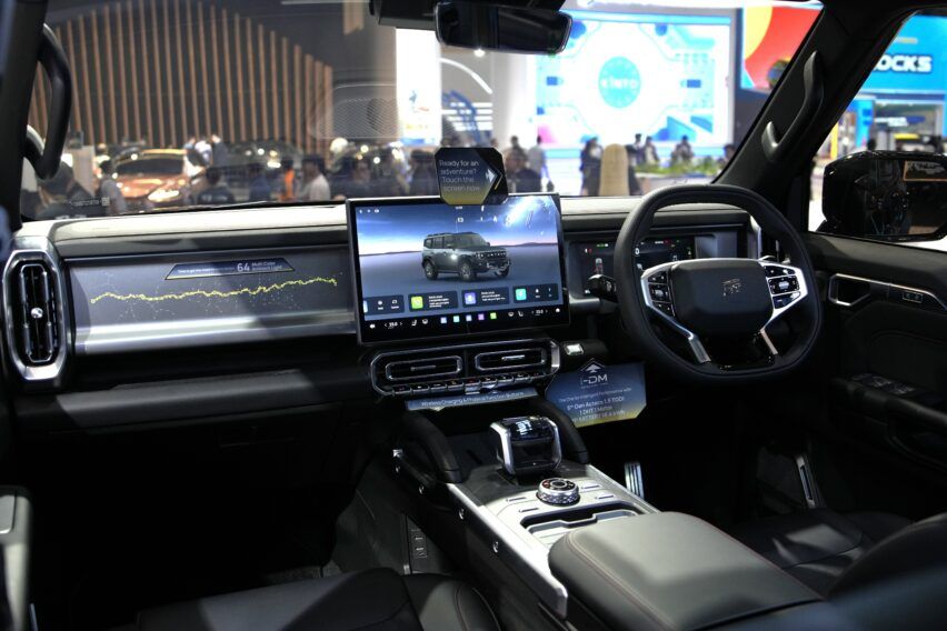 Interior Jetour T2. 