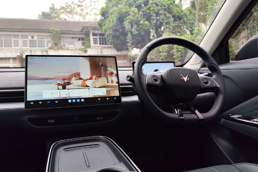 Interior BAIC T1. 
