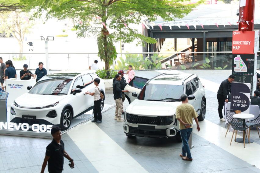 Booth Changan di Autovaganza 2026. 