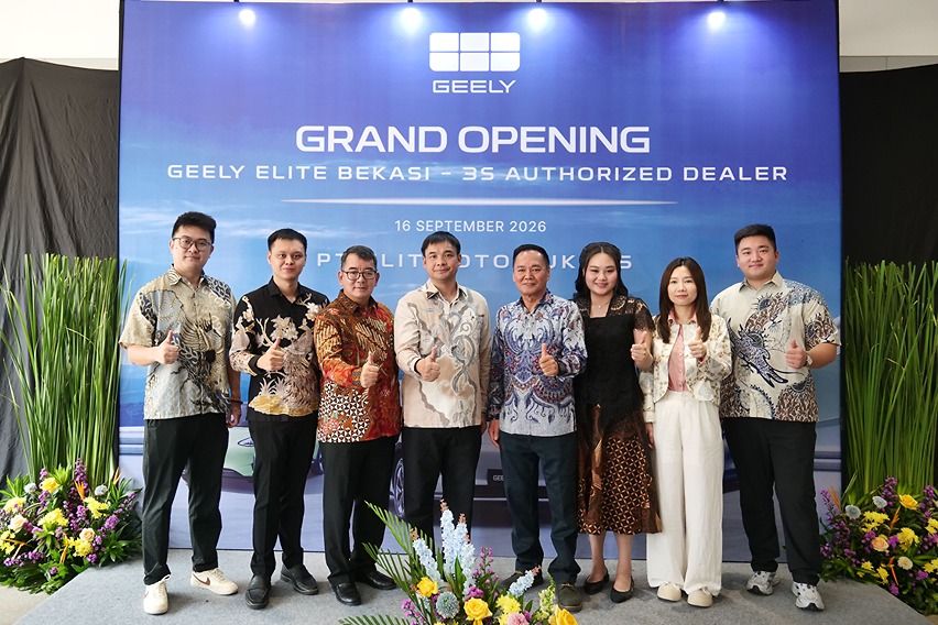 Peresmian diler Geely. 