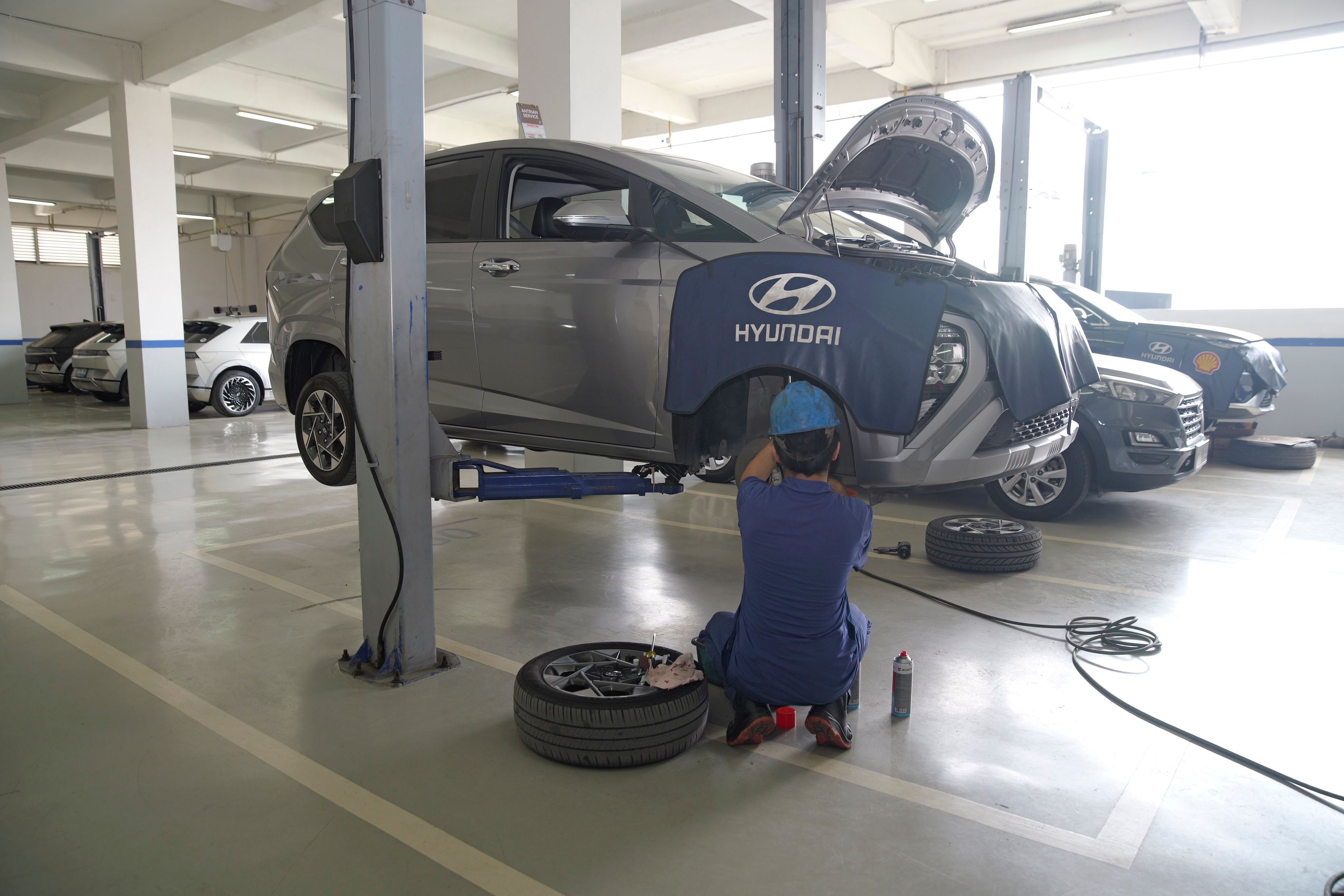 Layanan Servis di Bengkel Resmi Hyundai. 