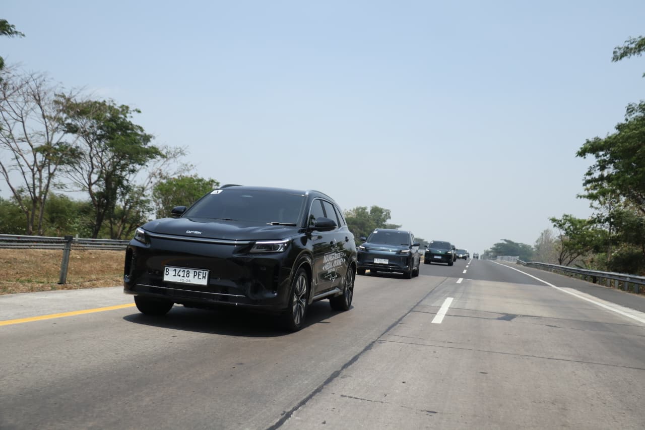 Media test drive DFSK E5 Plus Jakarta - Bali.
