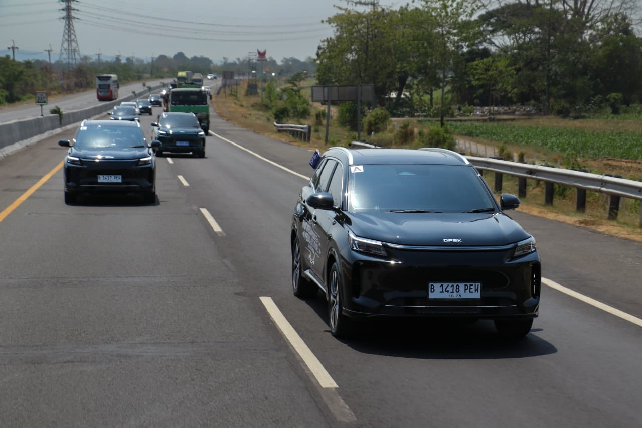 Media test drive DFSK E5 Plus Jakarta - Bali.