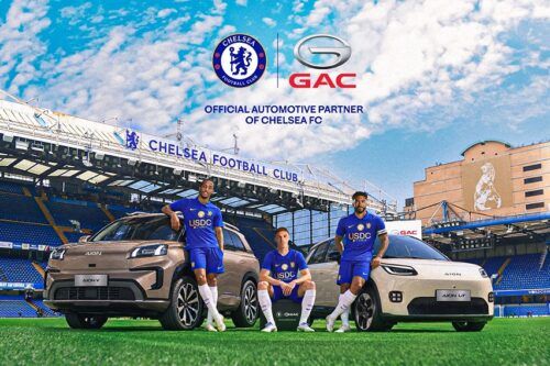 GAC Gandeng Chelsea FC, AION Jadi Kendaraan Resmi Tim Senior
