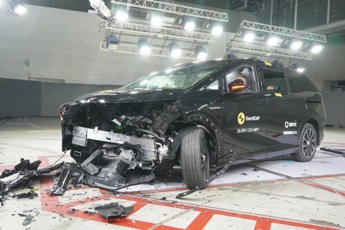 Xpeng X9 Raih Bintang Lima Euro NCAP