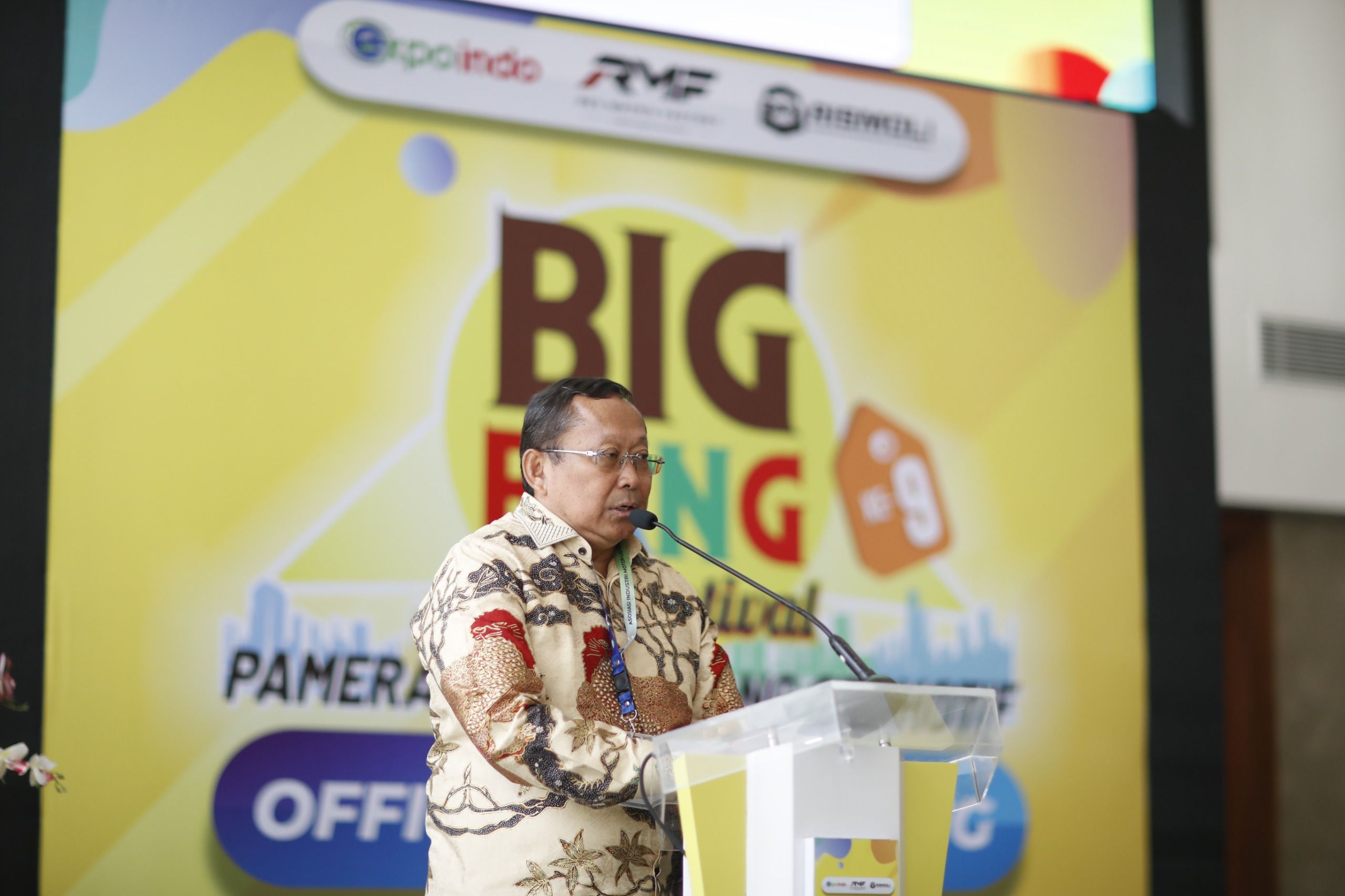  Budi Setiyadi, Ketua Umum AISMOLI di Launching Big Bang Auto Festival 2026. 